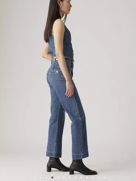 Levi's Ribcage Straight Ankle Tailored Women's Jeans - Picture 3 of 8